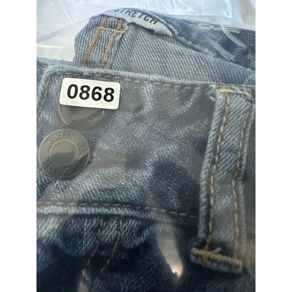American Eagle Jeans Womens 4 Blue Artist Bootcut Low Rise Stretch Y2K - Picture 9 of 9